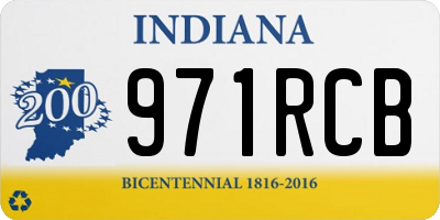 IN license plate 971RCB
