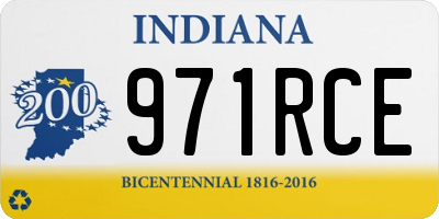 IN license plate 971RCE