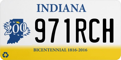 IN license plate 971RCH