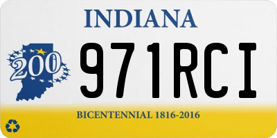 IN license plate 971RCI