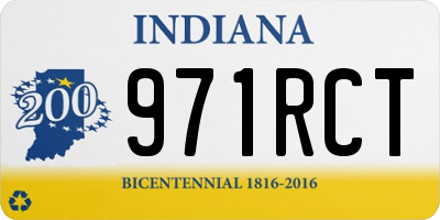 IN license plate 971RCT