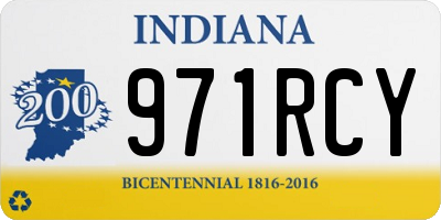 IN license plate 971RCY