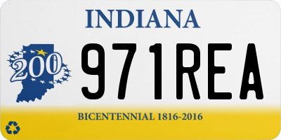 IN license plate 971REA