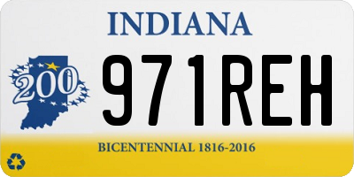 IN license plate 971REH