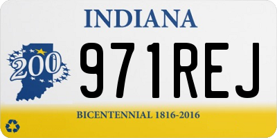 IN license plate 971REJ