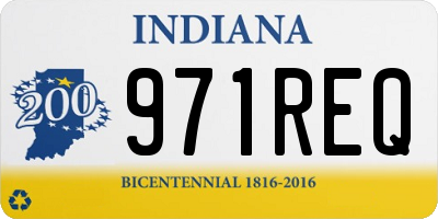 IN license plate 971REQ