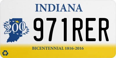 IN license plate 971RER