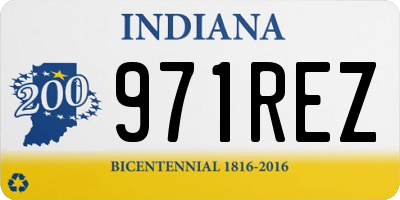 IN license plate 971REZ