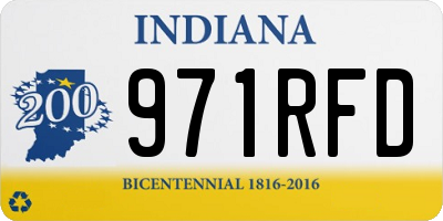 IN license plate 971RFD