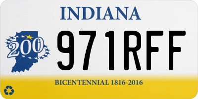 IN license plate 971RFF