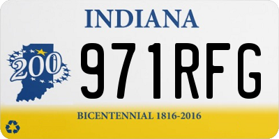 IN license plate 971RFG
