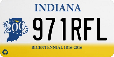 IN license plate 971RFL