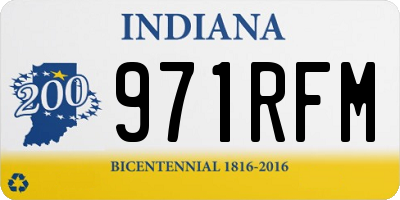 IN license plate 971RFM