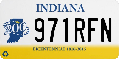 IN license plate 971RFN