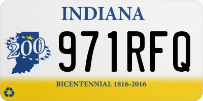 IN license plate 971RFQ