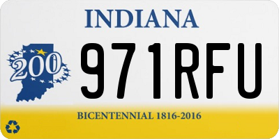 IN license plate 971RFU