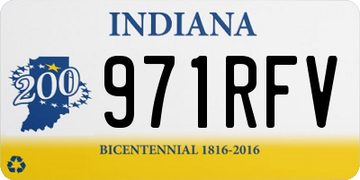 IN license plate 971RFV