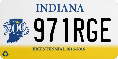 IN license plate 971RGE