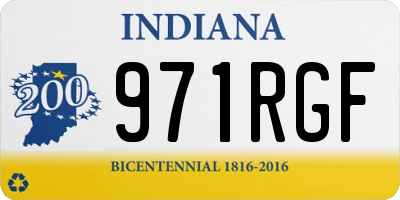 IN license plate 971RGF