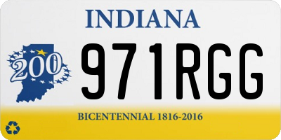 IN license plate 971RGG