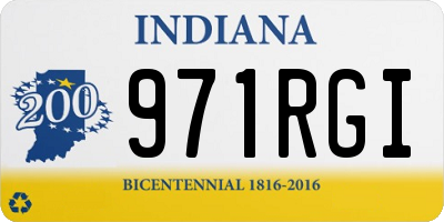 IN license plate 971RGI