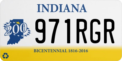 IN license plate 971RGR
