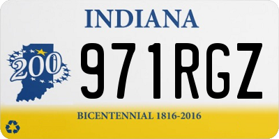 IN license plate 971RGZ
