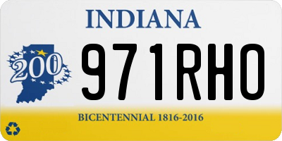 IN license plate 971RHO