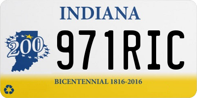 IN license plate 971RIC