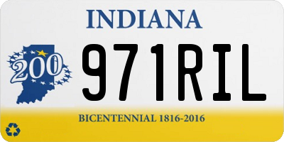 IN license plate 971RIL
