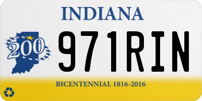 IN license plate 971RIN