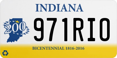 IN license plate 971RIO