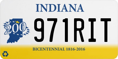 IN license plate 971RIT