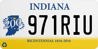 IN license plate 971RIU