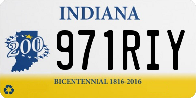 IN license plate 971RIY