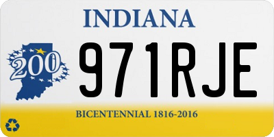 IN license plate 971RJE