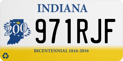 IN license plate 971RJF