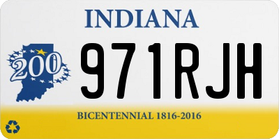IN license plate 971RJH