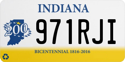 IN license plate 971RJI