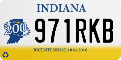 IN license plate 971RKB