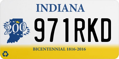 IN license plate 971RKD