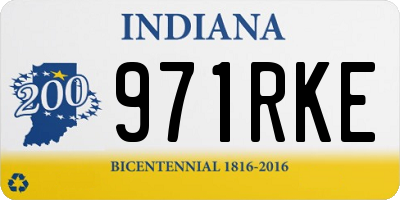 IN license plate 971RKE