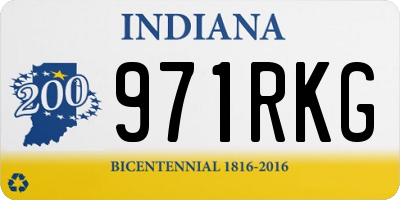 IN license plate 971RKG