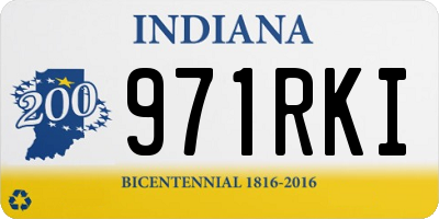 IN license plate 971RKI