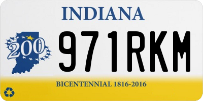 IN license plate 971RKM