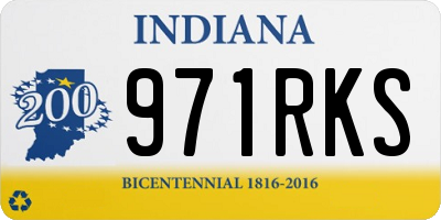 IN license plate 971RKS