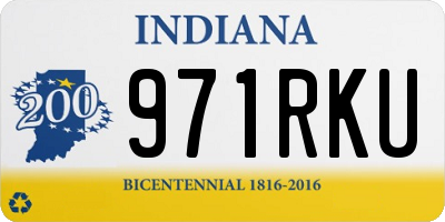 IN license plate 971RKU