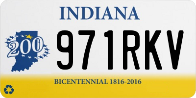 IN license plate 971RKV