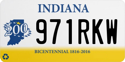 IN license plate 971RKW