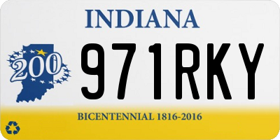 IN license plate 971RKY